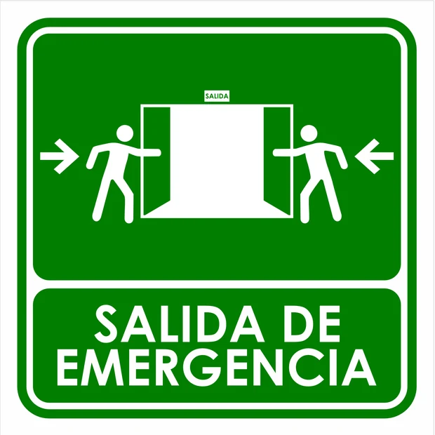 Señal de salida de emergencia